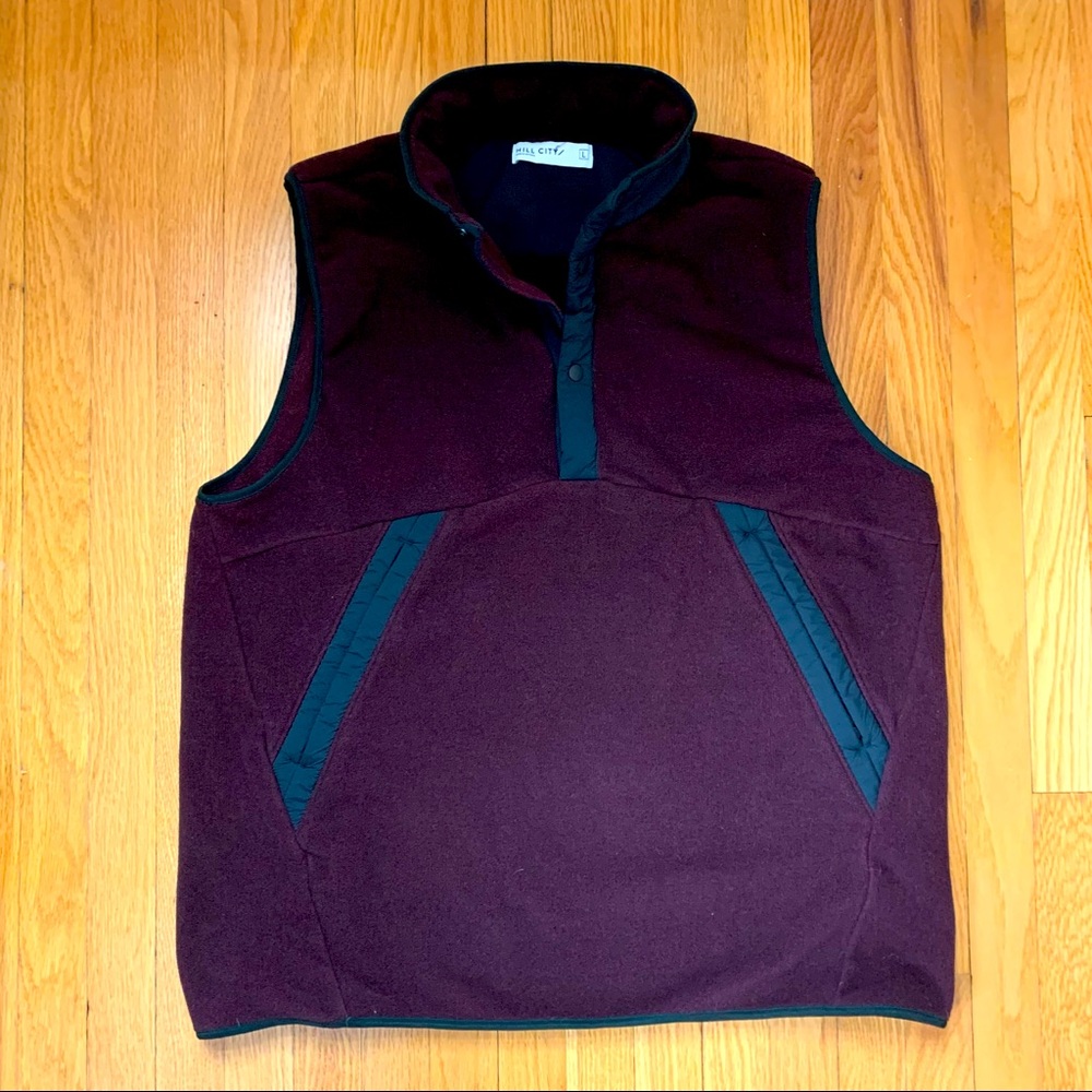Hill City Hybrid Fleece Popover Vest